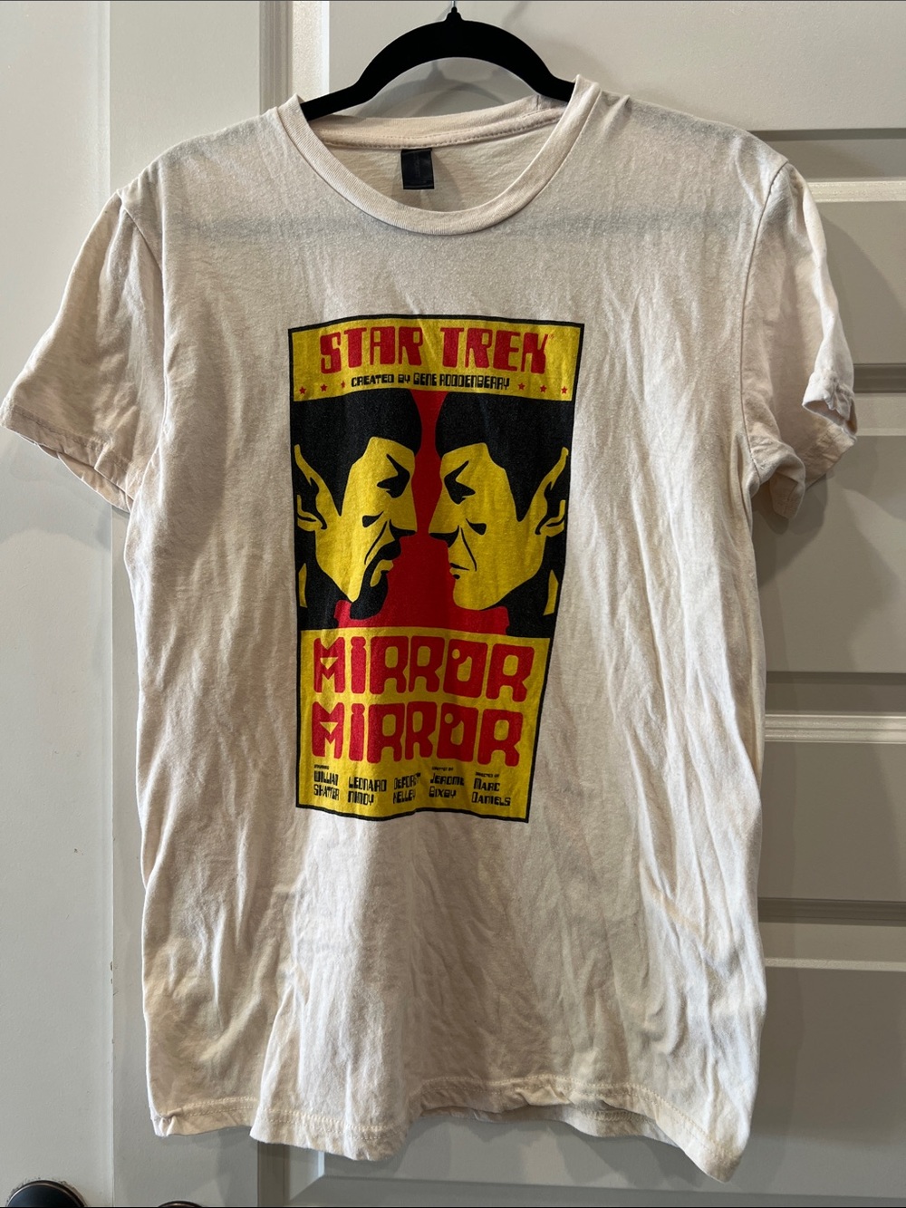 Star Trek Mirror Mirror Graphic Tee - Cream Sz M